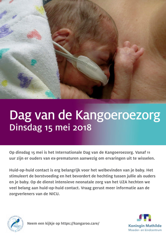 Belgium During Kangaroo Care Day! UZA Verantwoordelijke Intensieve Neonatale Zorg