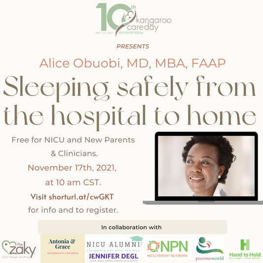 In touch with experts educational series: "Sleeping safely from the hospital to home" with Alice Obuobi, MD, MBA, FAAP