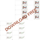 Gift Tags, 8 per page (PDF and PNG to print)
