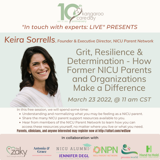 In Touch with Experts: LIVE presents "Finding your strength as a NICU parent" with our guest Keira Sorrells