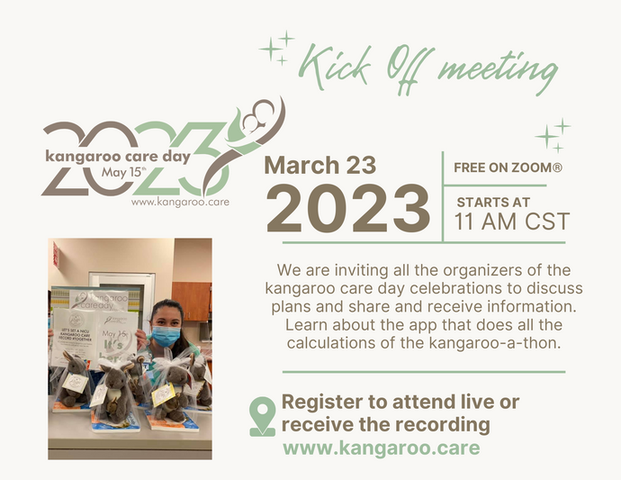 Kick-off meeting for the Kangaroo Care Day and the 2023 Global Kangaroo-thon.