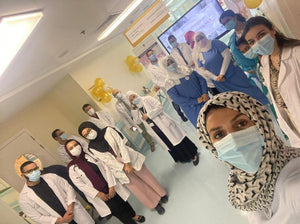 Alqassimi Womens and Children's Hospital Sharjah United Arab of Emirates celebrate KC Day for the first time.