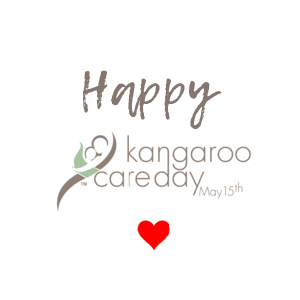 100 Round Stickers/Labels about Kangaroo Care and Kangaroo Care Day (0.75 inch diameter)