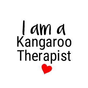 100 Round Stickers/Labels about Kangaroo Care and Kangaroo Care Day (0.75 inch diameter)