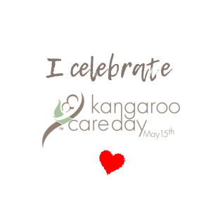 100 Round Stickers/Labels about Kangaroo Care and Kangaroo Care Day (0.75 inch diameter)