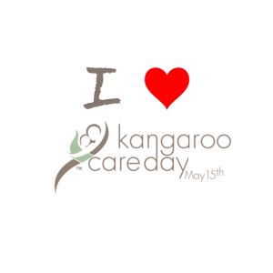 100 Round Stickers/Labels about Kangaroo Care and Kangaroo Care Day (0.75 inch diameter)