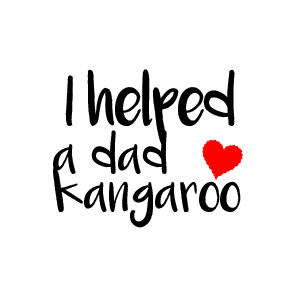 100 Round Stickers/Labels about Kangaroo Care and Kangaroo Care Day (0.75 inch diameter)