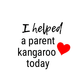 100 Round Stickers/Labels about Kangaroo Care and Kangaroo Care Day (0.75 inch diameter)