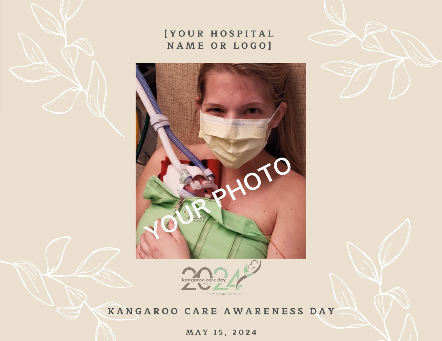 17 Photo Frames 2024 Kangaroo Care Day (PDF to print)