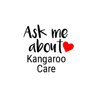 100 Round Stickers/Labels about Kangaroo Care and Kangaroo Care Day (0.75 inch diameter)