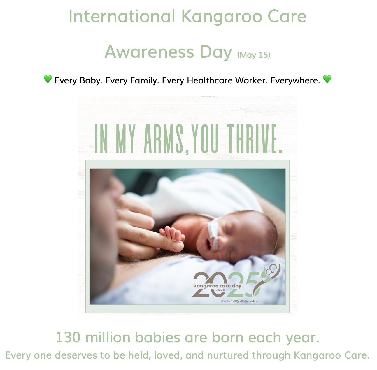 Fact Sheet - 2025 Kangaroo Care Awareness Day (May 15)