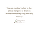 Register Your Team or Request Info for the 2024 Global Kangaroo-a-thon on World Prematurity Day (24 hours on Nov 17)