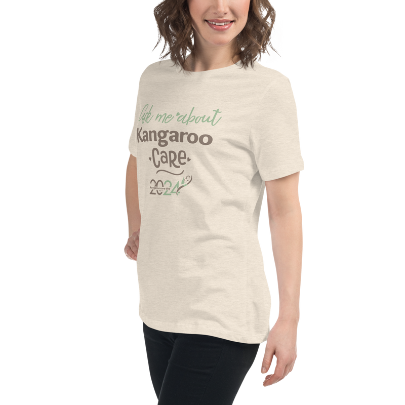 "Ask Me About Kangaroo Care" Relaxed T-Shirt