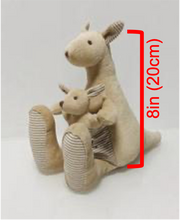 The Zaky® ROO - 8 inch tall Kangaroo-Joey plush toy